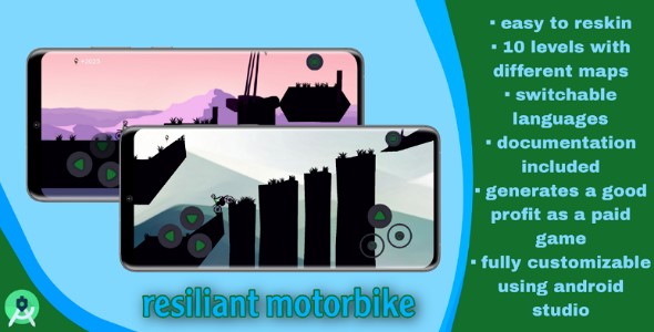 Resilient Motorbike – 2D Customizable Simulation Game